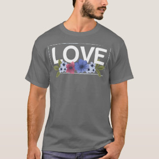Florentijnse liefdesbloemen kletsnat t-shirt