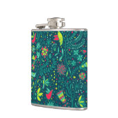 Florentijnse patronen met cartoons 2 heupfles (Links)