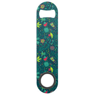 Florentijnse patronen met cartoons 2 speed flessenopener