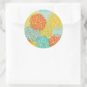 Florentijnse patroon 3 ronde sticker (Tas)