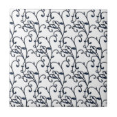 Florentijnse Renaissance Blauw en Wit Tegeltje (Voorkant)