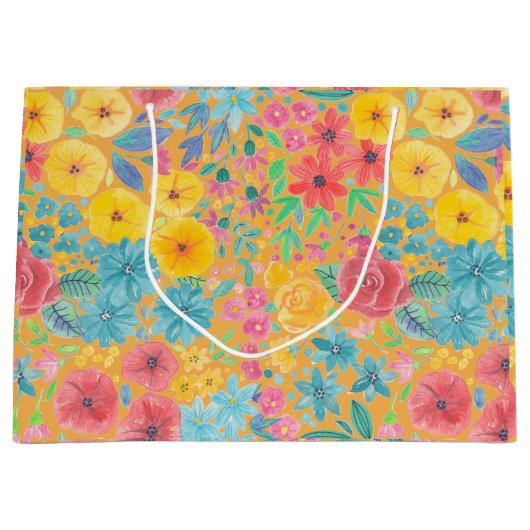 Florentijnse waterverf in geel groot cadeauzakje (Voorkant)