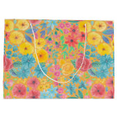 Florentijnse waterverf in geel groot cadeauzakje (Achterkant)