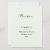 Florentijnse Waterverf Ivy met Monogram Kaart (Achterkant)