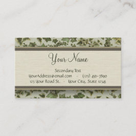 Florentijnse Waterverf Ivy met Monogram Visitekaartje