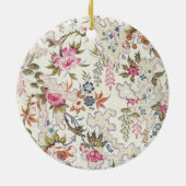 Florentijnse zijde voor zijde met gestileerde stro keramisch ornament (Achterkant)