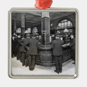 Florentine Bank Metalen Ornament