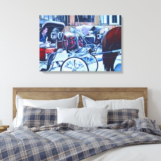 Florentine Charm, Italië Canvas Afdruk (Insitu (Slaapkamer))