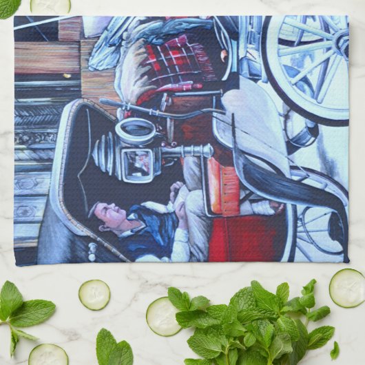 Florentine Charm Theedoek (Gevouwen)