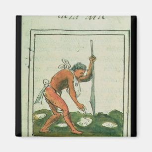 Florentine Codex' door Bernardino de Sahagun Magneet