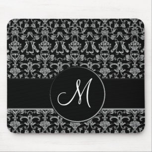  Florentine Damask (Monogram) (Wit) Muismat