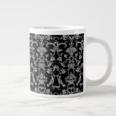Florentine Damask (Wit) Grote Koffiekop (Rechts)