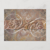 Florentine Elegance Toscan Damask Numéro de table (Devant)