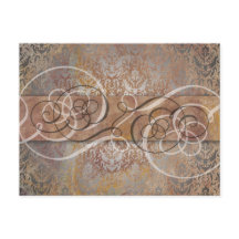 Florentine Elegance Toscan Damask Numéro de table