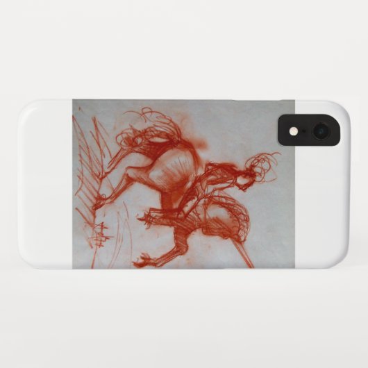 FLORENTINE KNIGHT OP HORSEBACK Case-Mate iPhone CASE (Achterkant (horizontaal))