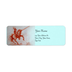 FLORENTINE KNIGHT OP HORSEBACK ETIKET