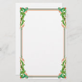 Florentine Moderne Briefpapier (Voorkant / Achterkant)