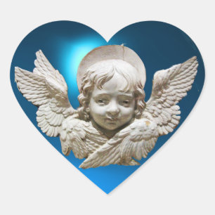 FLORENTINE RENAISSANCE ANGEL HART STICKER
