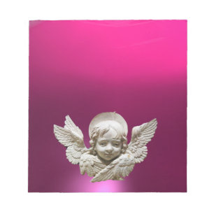 FLORENTINE RENAISSANCE ANGEL, Pink, Fuchsia, Paars Notitieblok