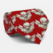 FLORENTINE RENAISSANCE ANGEL, Red Stropdas (Opgerold)