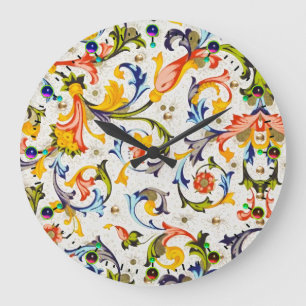 FLORENTINE RENAISSANCE FLORAL SWIRLS, FLOWERS GROTE KLOK