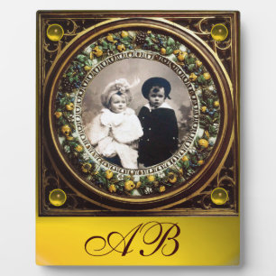 FLORENTINE RENAISSANCE FRUITS MONOGRAM FOTOPLAAT