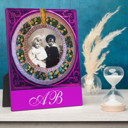 FLORENTINE RENAISSANCE FRUITS MONOGRAM FOTOPLAAT (Zijkant)