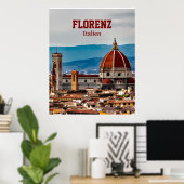 Florenz Italien Poster (Thuiskantoor)