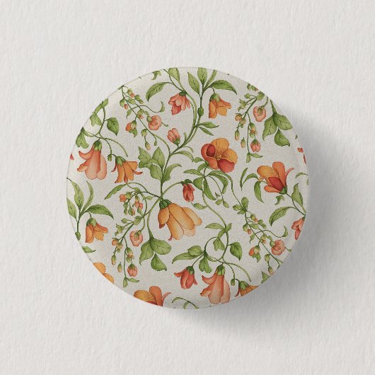 Flores 2 ronde button 3,2 cm (Voorkant)