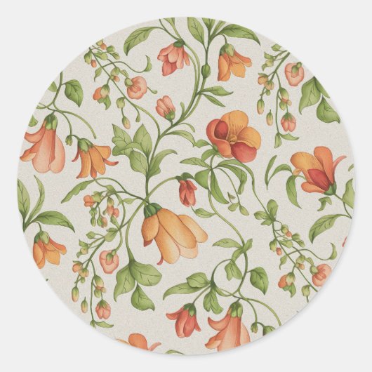 Flores 2 ronde sticker (Voorkant)