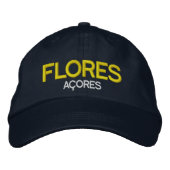 Flores Açores Casquette brodé (Devant)