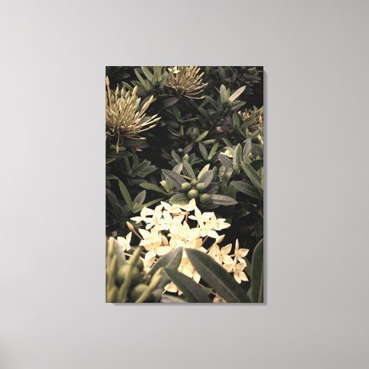 Flores amarelas canvas afdruk (Voorkant)