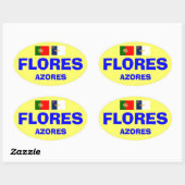 Flores Azoren Sticker (Vel)