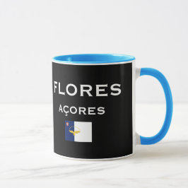 Flores Azores Map Coffee Mok