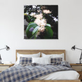 flores brancas1 canvas afdruk (Insitu (Slaapkamer))