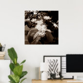 flores brancas2 poster (Thuiskantoor)