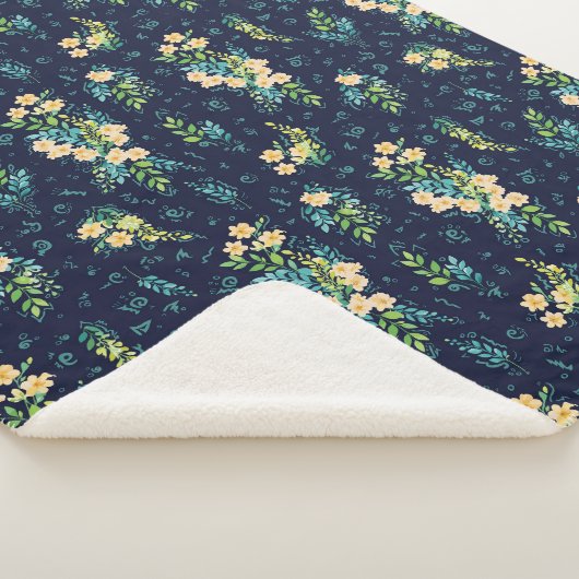 "Flores de Luna" Sherpa Deken (3/4)