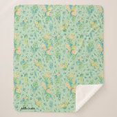 "Flores del campo" Sherpa Deken (Voorkant)