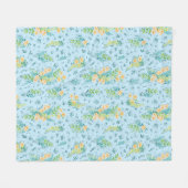 "Flores del cielo" Fleece Deken (Voorkant (Horizontaal))