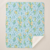 "Flores del cielo" Sherpa Deken (Voorkant)