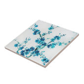 Flores d'hiver bleues | Carreaux céramiques person (Côté)