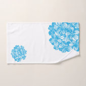 Flores d'Hydrangée Bleue - Fleurs botaniques (Serviette à main)