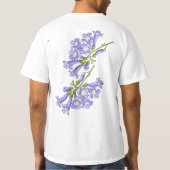 Flores do Brasil jacaranda T-shirt (Achterkant)
