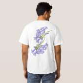 Flores do Brasil jacaranda T-shirt (Achterkant volledig)