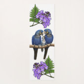 Flores do Brasil jacaranda Yogamat (Achterkant)