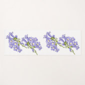 Flores do Brasil jacaranda Yogamat (Voorkant (horizontaal))