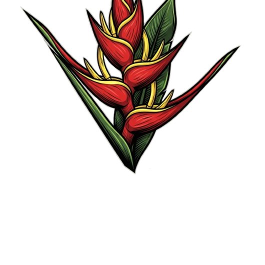 Flores do Brasil Sleutelhanger