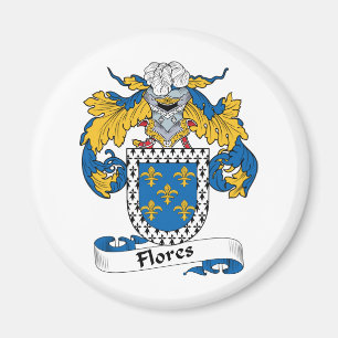 Flores Family Crest Magneet