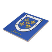 Flores Family Shield Tegeltje (Zijkant)