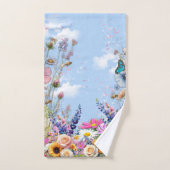 Flores florales du printemps et de l'été (Serviette à main)